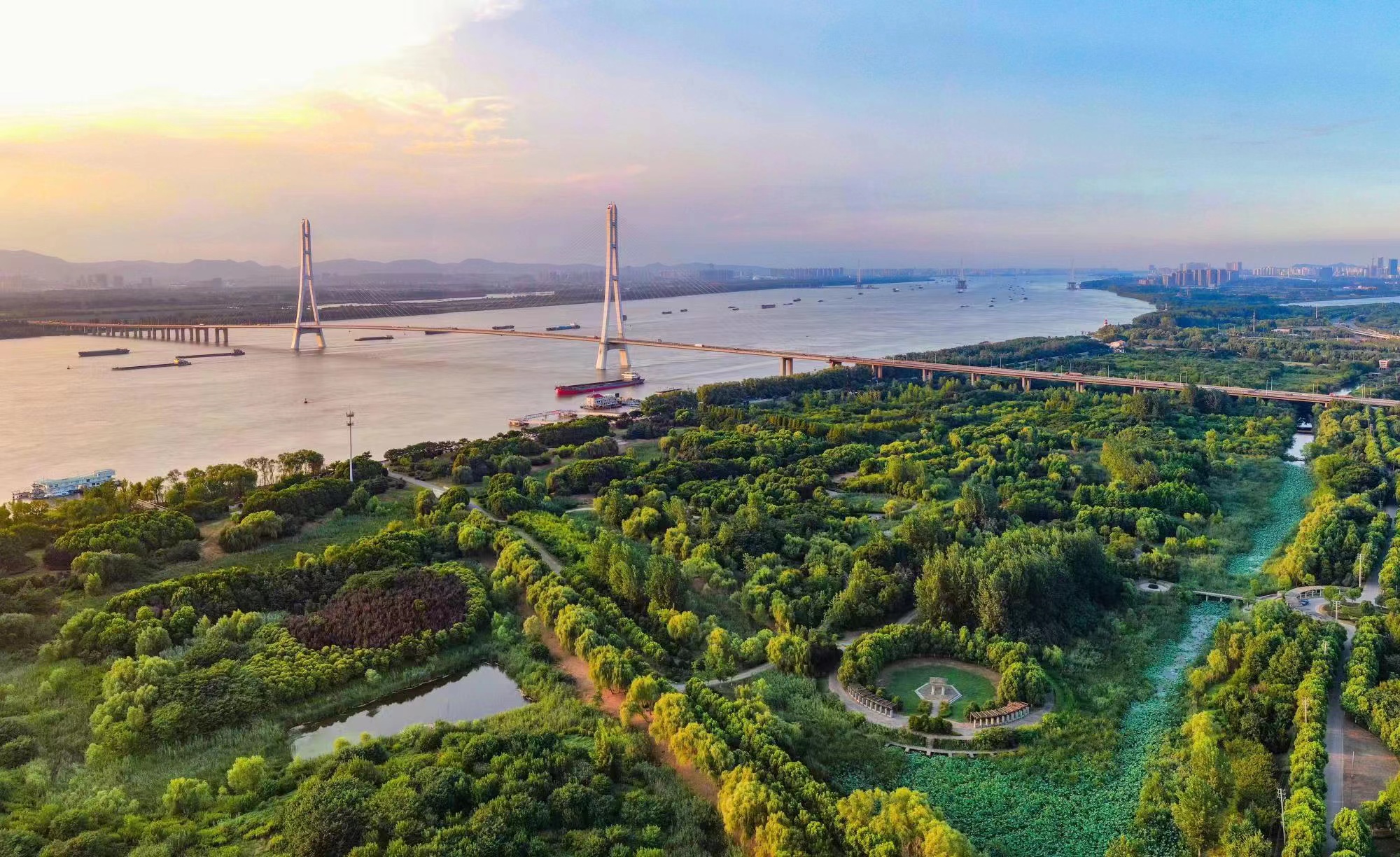 Cityscape of Nanjing city