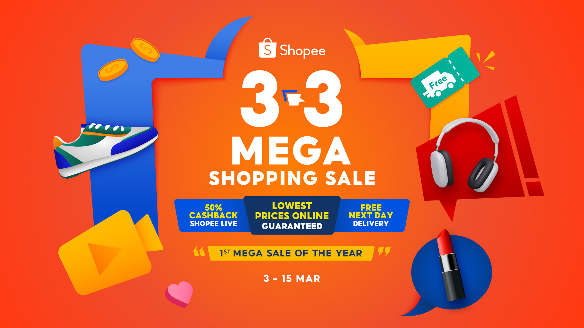 3.3 Mega Shopping Sale