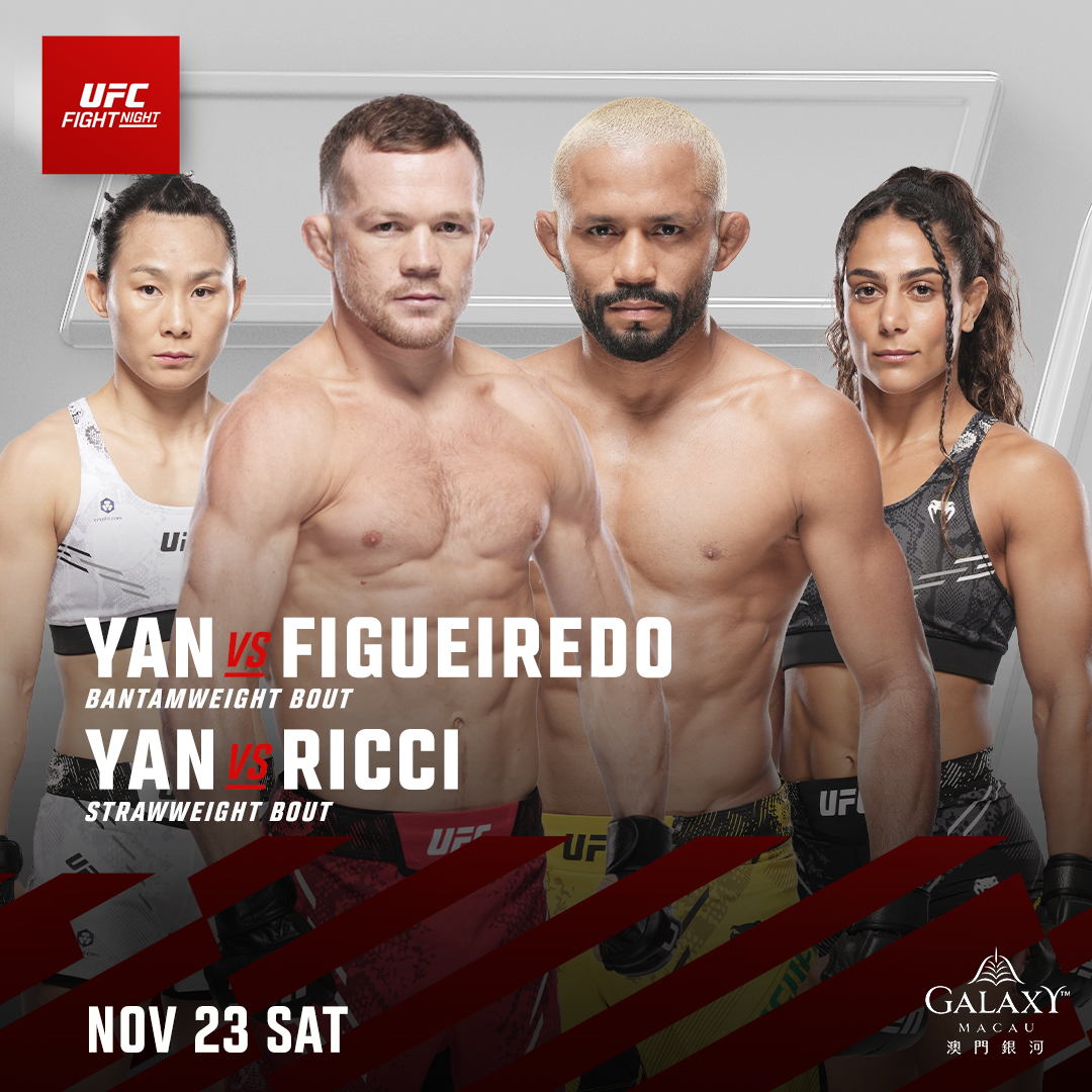 In the main event, former UFC bantamweight champion and No.3 ranked contender Petr Yan will face former UFC flyweight champion and No.5 ranked bantamweight Deiveson Figueiredo. In the co-main event, former UFC women's strawweight title challenger and No.2 ranked Yan Xiaonan reignites her championship quest by taking on surging phenom and No.9 ranked Tabatha Ricci.