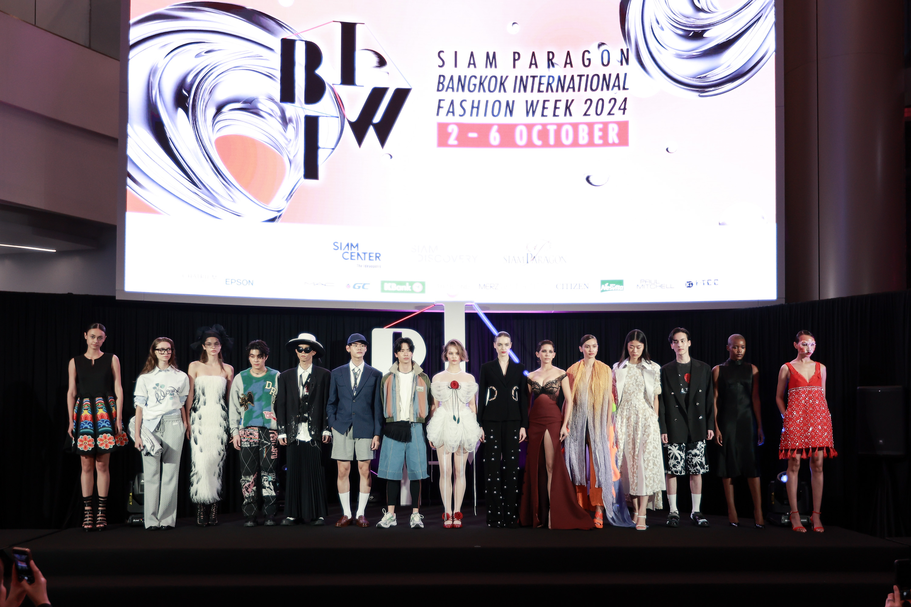 Press conference brand show from from Siam Paragon