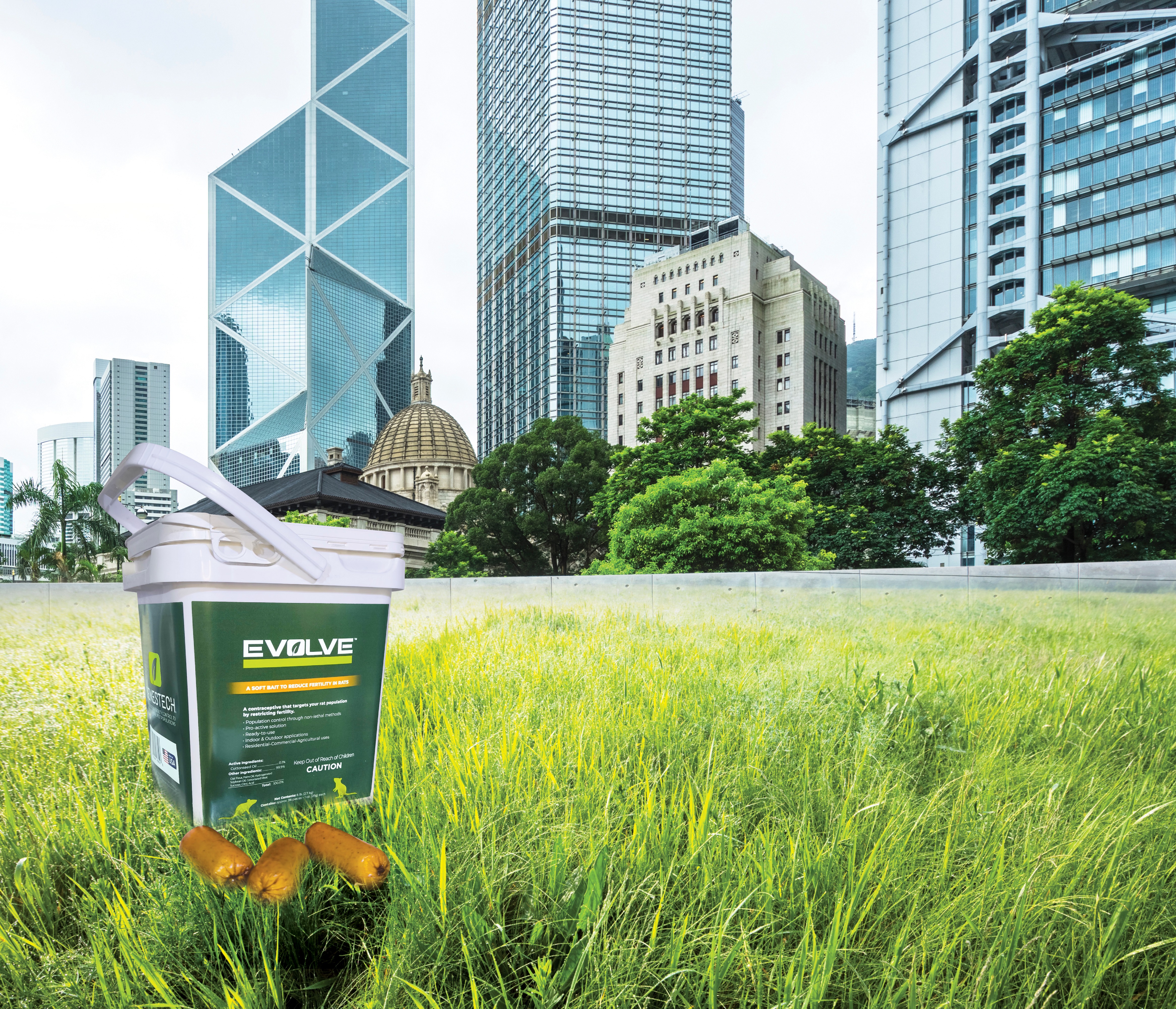 Evolve™, an innovative, non-lethal rodent control solution designed to target rat infestations at their root, is available in Hong Kong.