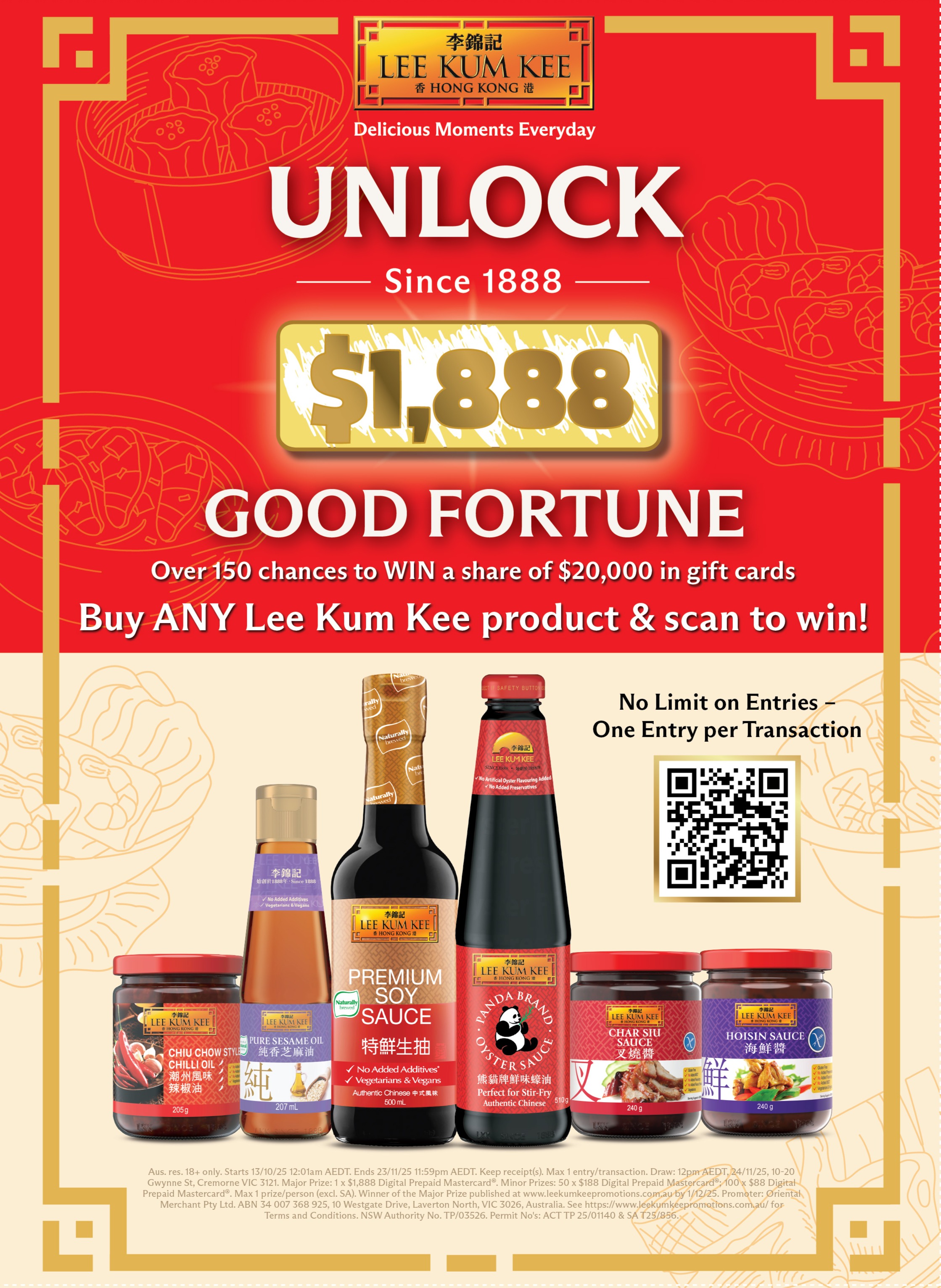 "Unlock 1888 Good Fortune" Lucky Draw
