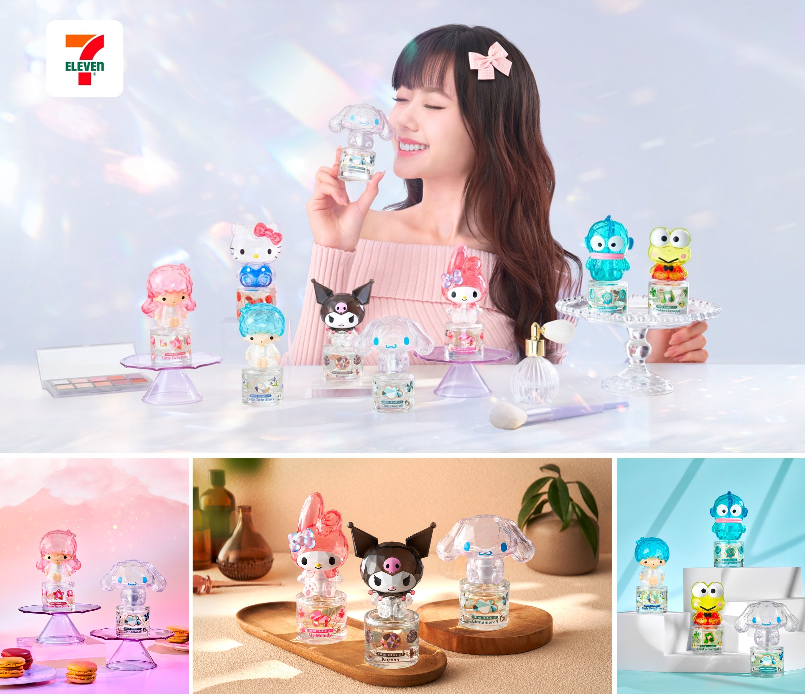 7-Eleven unveils the first-ever Sanrio characters “Unbox Your Perfume” collection