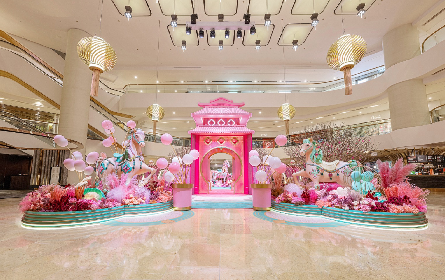 Spring Bloom Gallop Pavilion