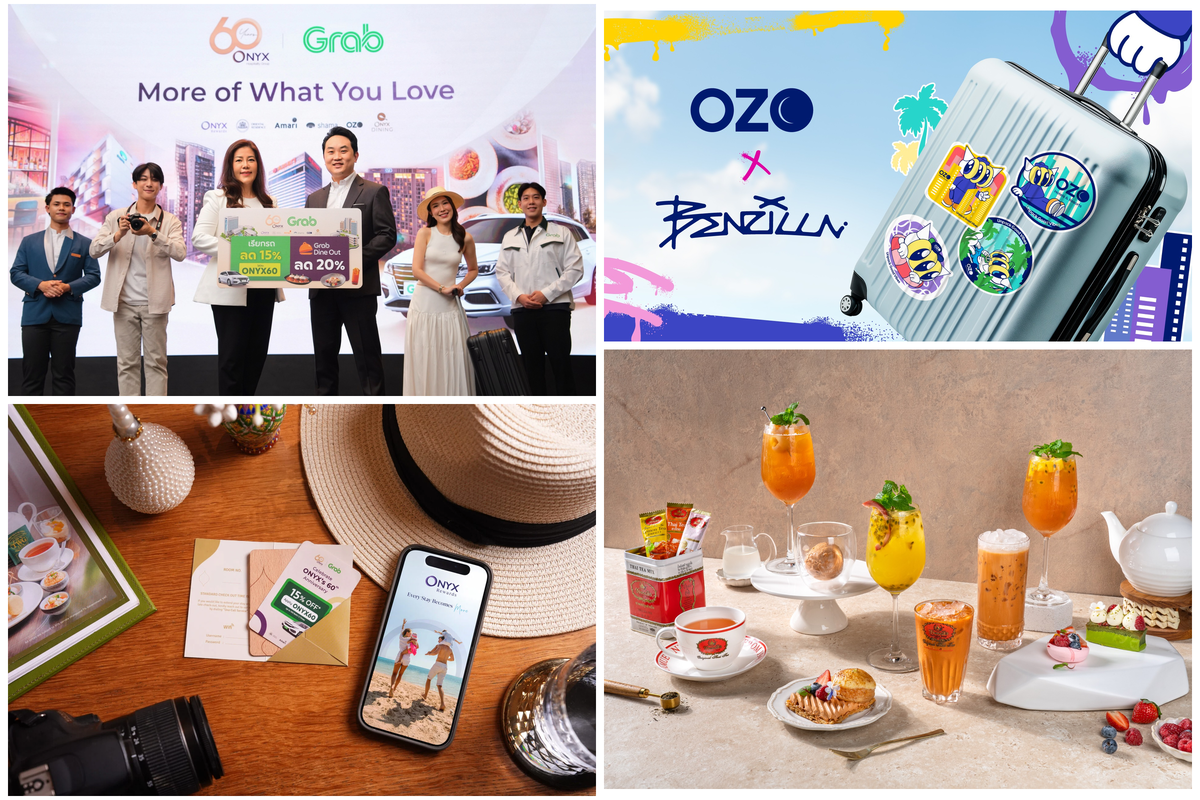 Strategic collaborations with partners including ChaTraMue, Benzilla and Grab bring together Thai heritage, contemporary creativity and seamless travel experiences.