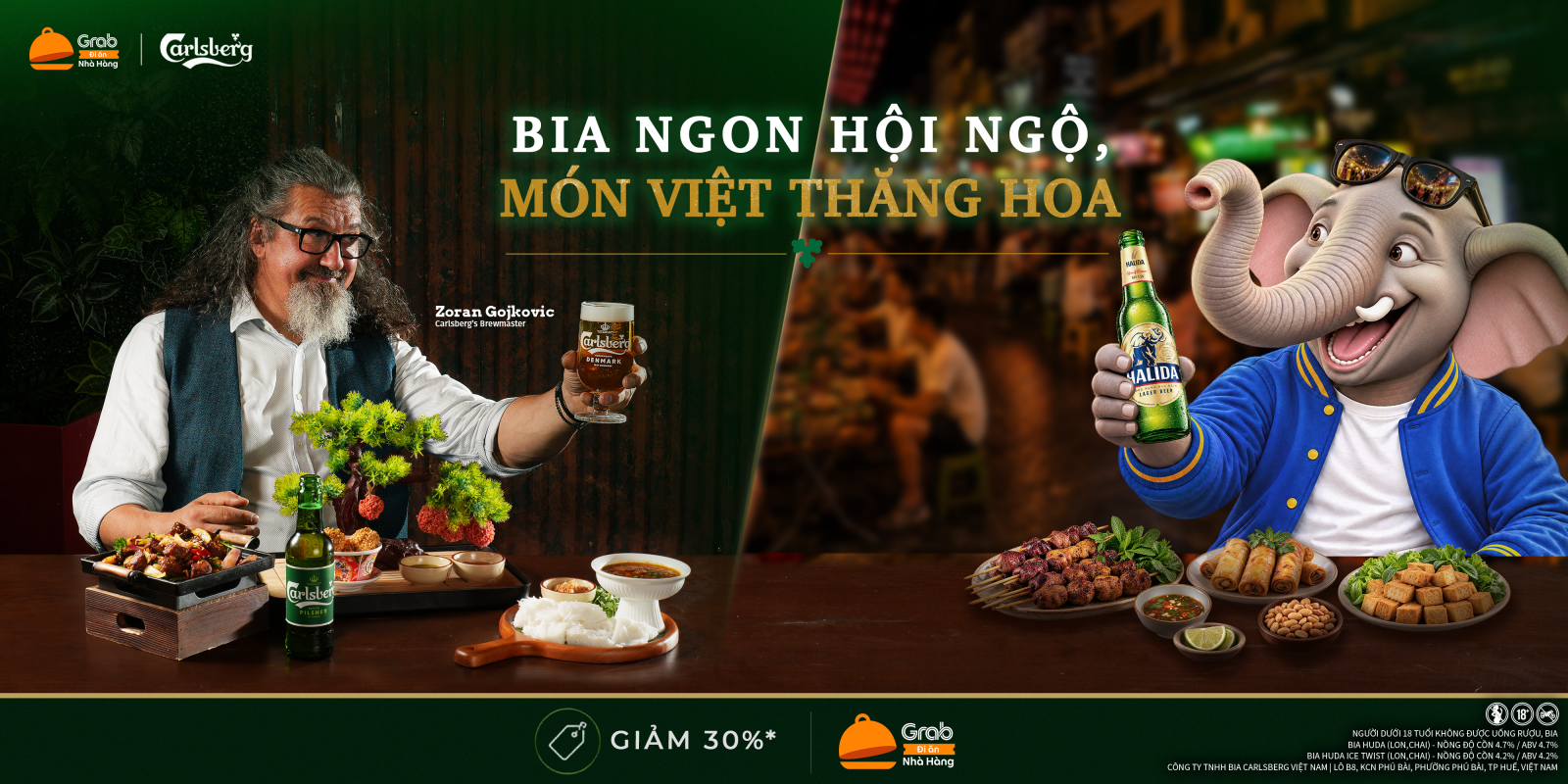 Carlsberg Asia partners with Grab to launch limited dine-out and transport deals with beer pairing experience curated by Zoran Gojkovic, Carlsberg's Master Brewer